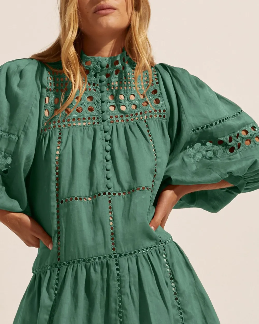 zoe kratzmann Intrigue Dress-Pine|Women Dresses