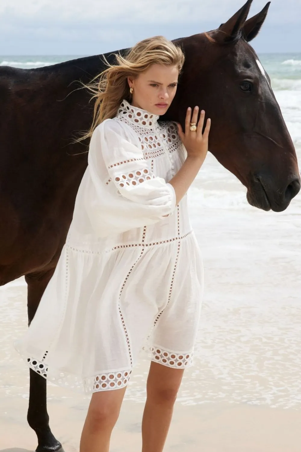 zoe kratzmann Intrigue Dress-Porcelain|Women Dresses