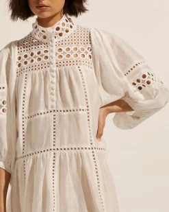 zoe kratzmann Intrigue Dress-Porcelain|Women Dresses