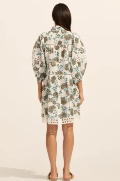 zoe kratzmann Intrigue Dress-Sage Botanic|Women Dresses