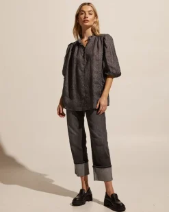 zoe kratzmann Lilt Top-Graphite Leopard|Women Tops