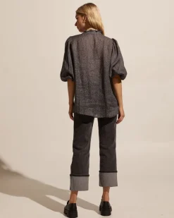 zoe kratzmann Lilt Top-Graphite Leopard|Women Tops