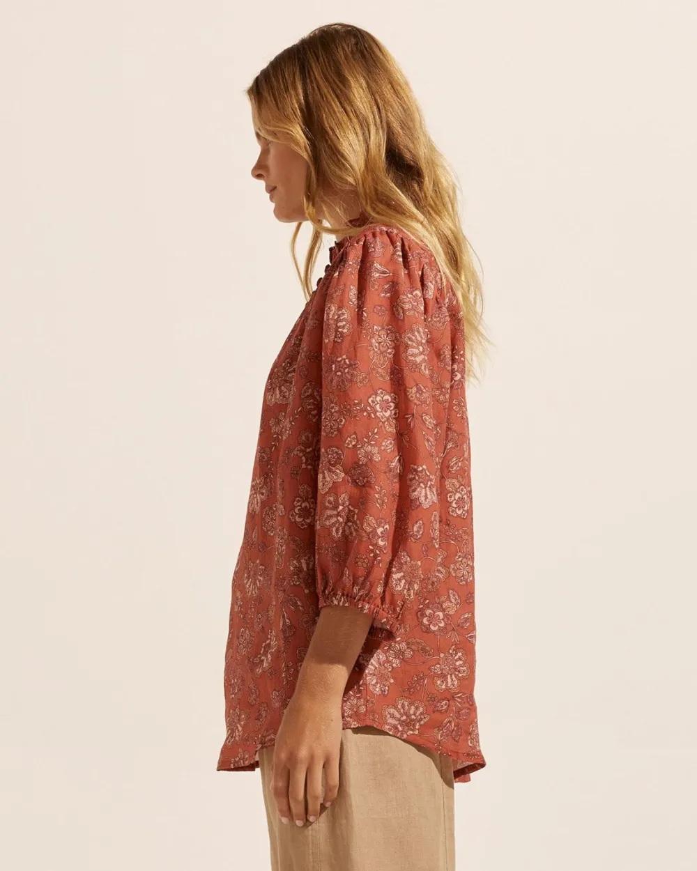 zoe kratzmann Lilt Top-Rust Paisley|Women Tops