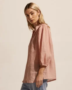 zoe kratzmann Lilt Top-Salmon|Women Tops