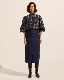 zoe kratzmann Loft Skirt-Dark Denim|Women Bottoms