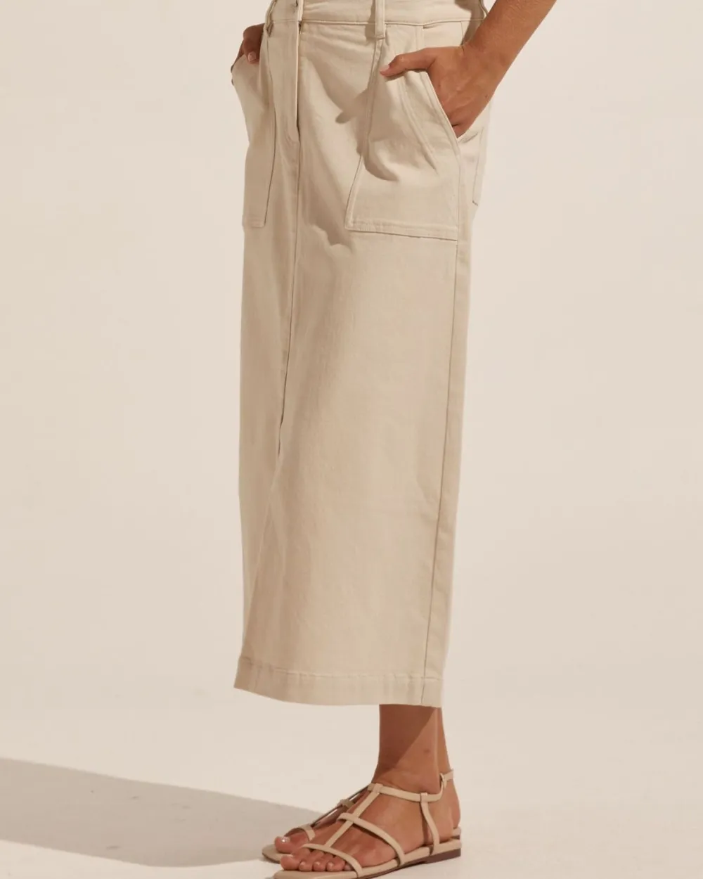 zoe kratzmann Loft Skirt-Stone|Women Bottoms