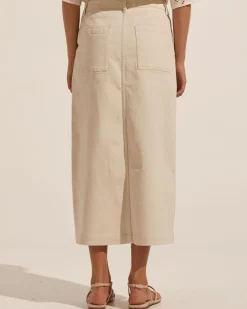 zoe kratzmann Loft Skirt-Stone|Women Bottoms