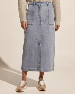 zoe kratzmann Loft Skirt-Washed Denim|Women Bottoms