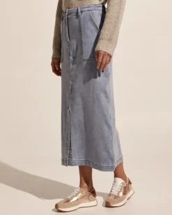 zoe kratzmann Loft Skirt-Washed Denim|Women Bottoms