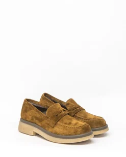 zoe kratzmann Lotto Loafer-Brown Suede|Women Loafers