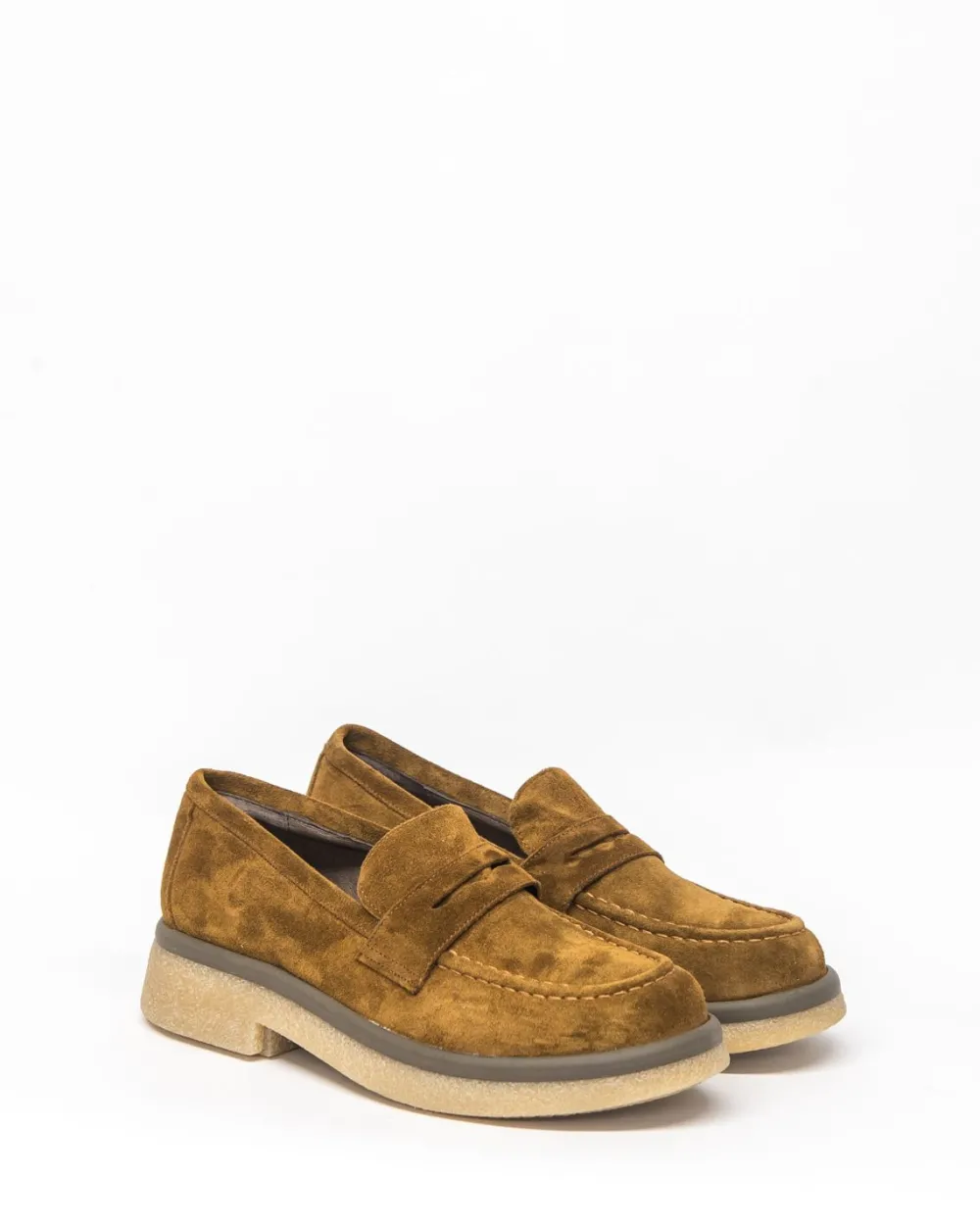 zoe kratzmann Lotto Loafer-Brown Suede|Women Loafers