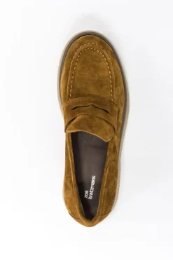 zoe kratzmann Lotto Loafer-Brown Suede|Women Loafers