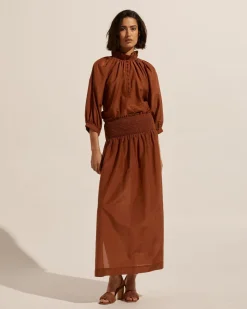zoe kratzmann Luna Skirt-Bronze|Women Bottoms