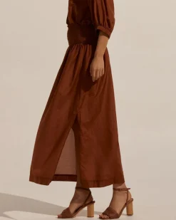 zoe kratzmann Luna Skirt-Bronze|Women Bottoms