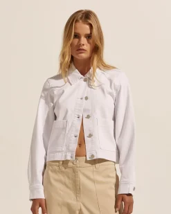 zoe kratzmann Measure Jacket-Porcelain|Women Jackets