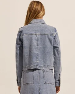 zoe kratzmann Measure Jacket-Washed Denim|Women Jackets