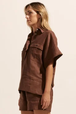 zoe kratzmann Medley Top-Carob|Women Tops