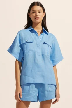 zoe kratzmann Medley Top-Peacock|Women Tops