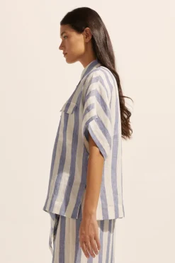 zoe kratzmann Medley Top-Wide Ocean|Women Tops