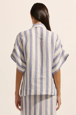 zoe kratzmann Medley Top-Wide Ocean|Women Tops