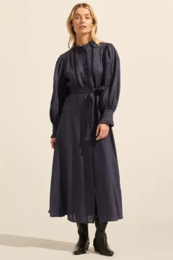 zoe kratzmann Melody Dress-Indigo|Women Dresses