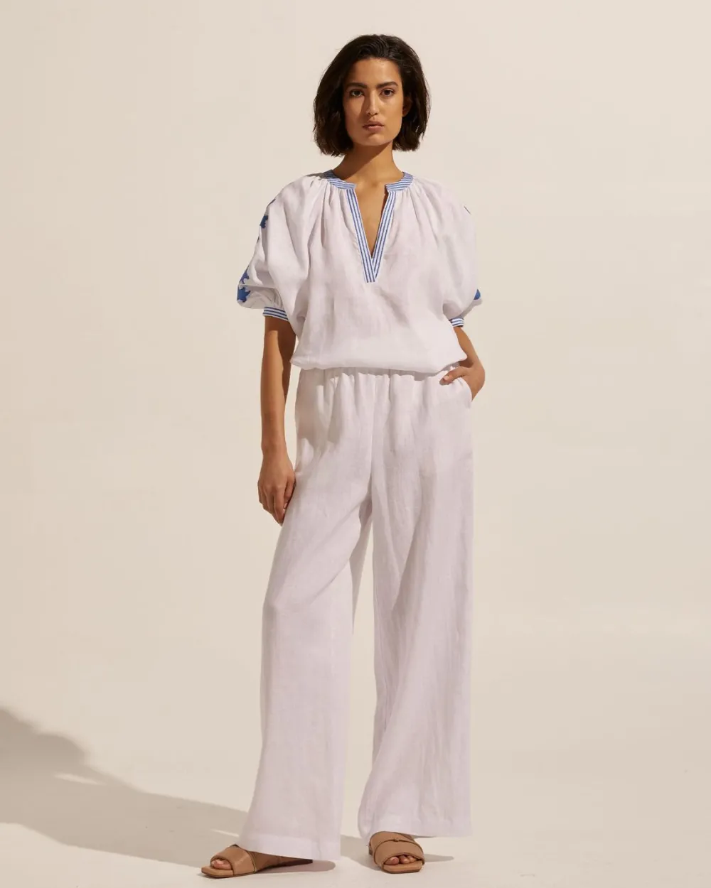 zoe kratzmann Merit Pant-Porcelain|Women Bottoms