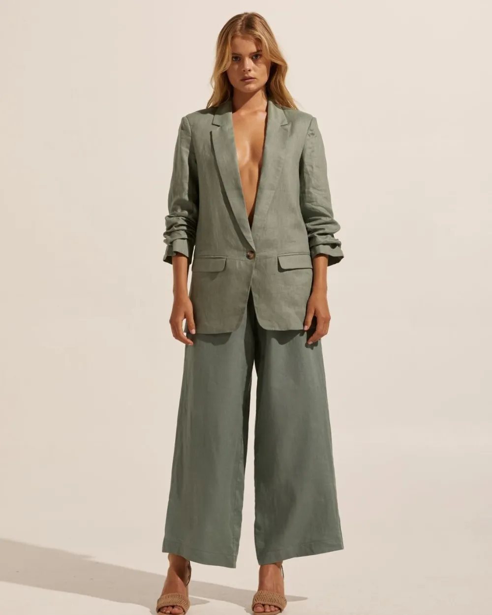 zoe kratzmann Merit Pant-Sage|Women Bottoms