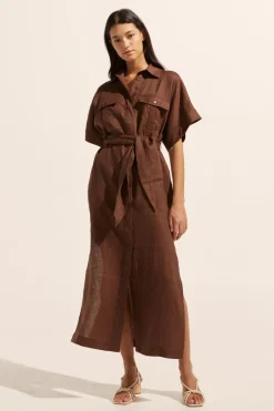 zoe kratzmann Moat Dress-Carob|Women Dresses