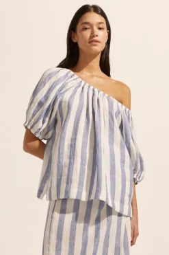 zoe kratzmann Nomad Top-Wide Ocean|Women Tops
