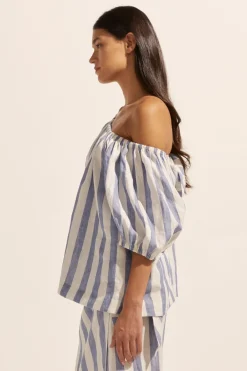 zoe kratzmann Nomad Top-Wide Ocean|Women Tops