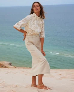 zoe kratzmann Note Top-Butter|Women Tops