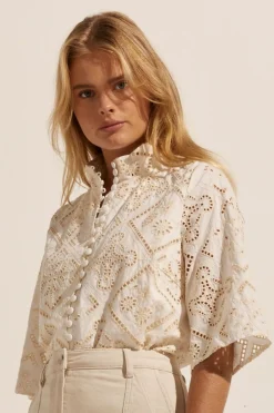 zoe kratzmann Note Top-Butter|Women Tops