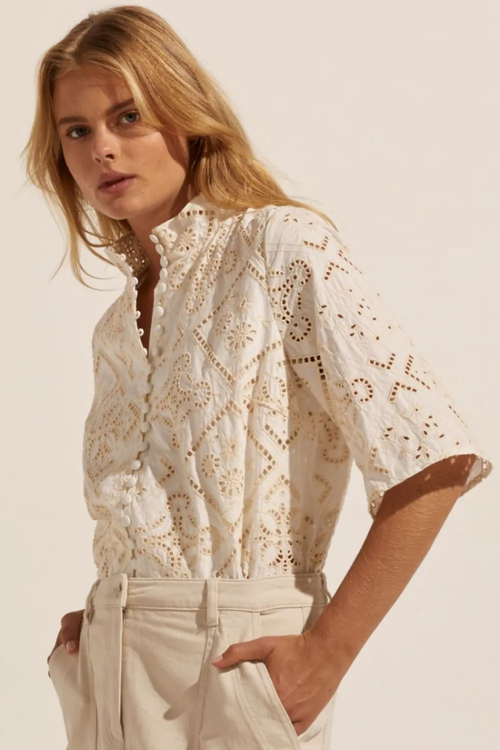 zoe kratzmann Note Top-Butter|Women Tops