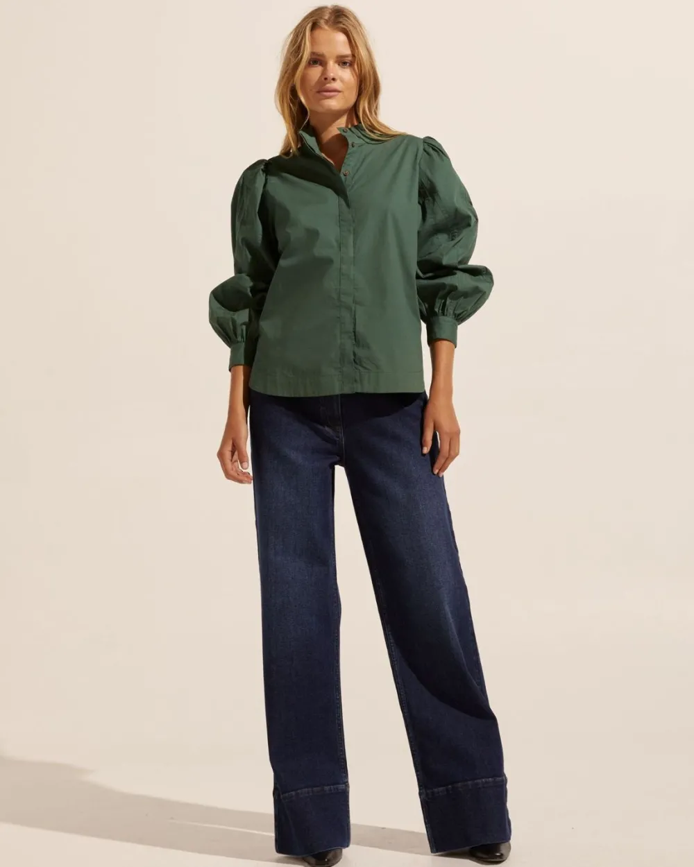 zoe kratzmann Oblige Top-Basil|Women Tops