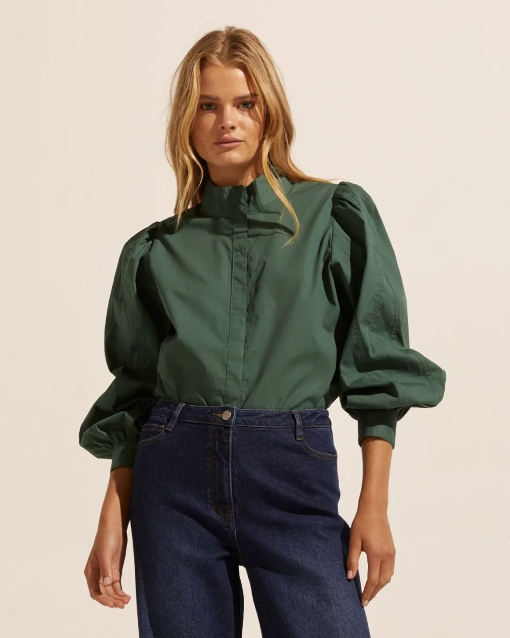 zoe kratzmann Oblige Top-Basil|Women Tops