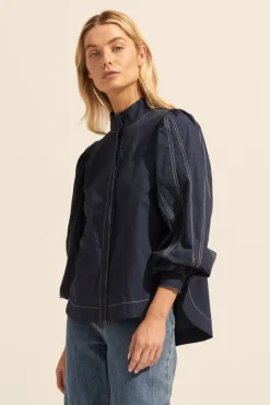 zoe kratzmann Oblige Top-Indigo|Women Tops