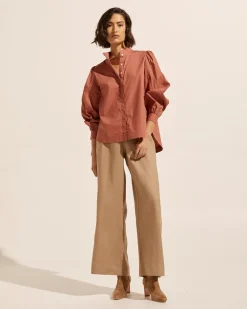 zoe kratzmann Oblige Top-Rust|Women Tops