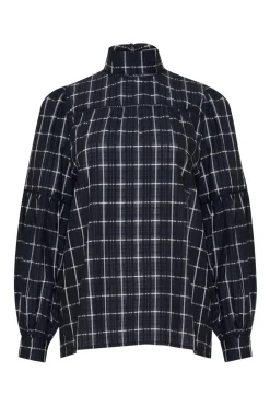 zoe kratzmann Pace Top-Black Check|Women Tops