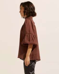 zoe kratzmann Pace Top-Chocolate|Women Tops