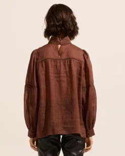 zoe kratzmann Pace Top-Chocolate|Women Tops