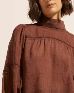 zoe kratzmann Pace Top-Chocolate|Women Tops