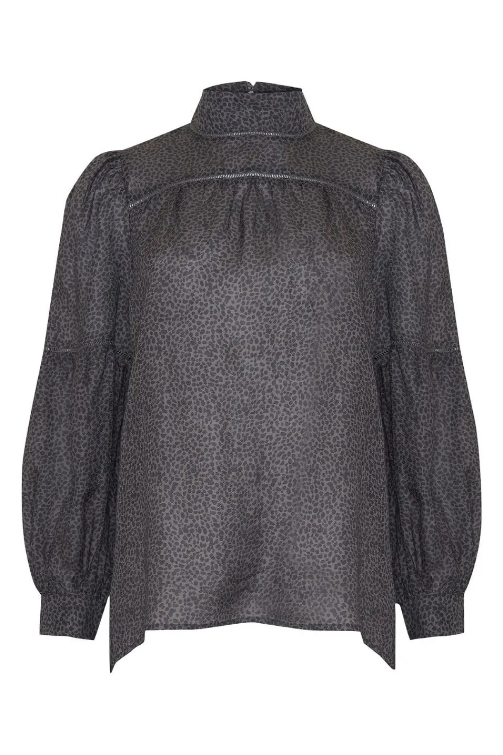 zoe kratzmann Pace Top-Graphite Leopard|Women Tops