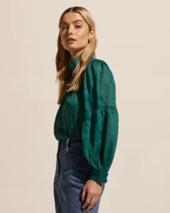 zoe kratzmann Pace Top-Juniper|Women Tops