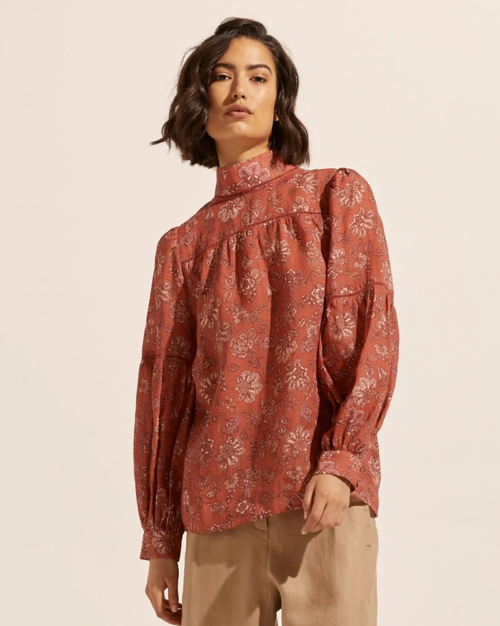 zoe kratzmann Pace Top-Rust Paisley|Women Tops