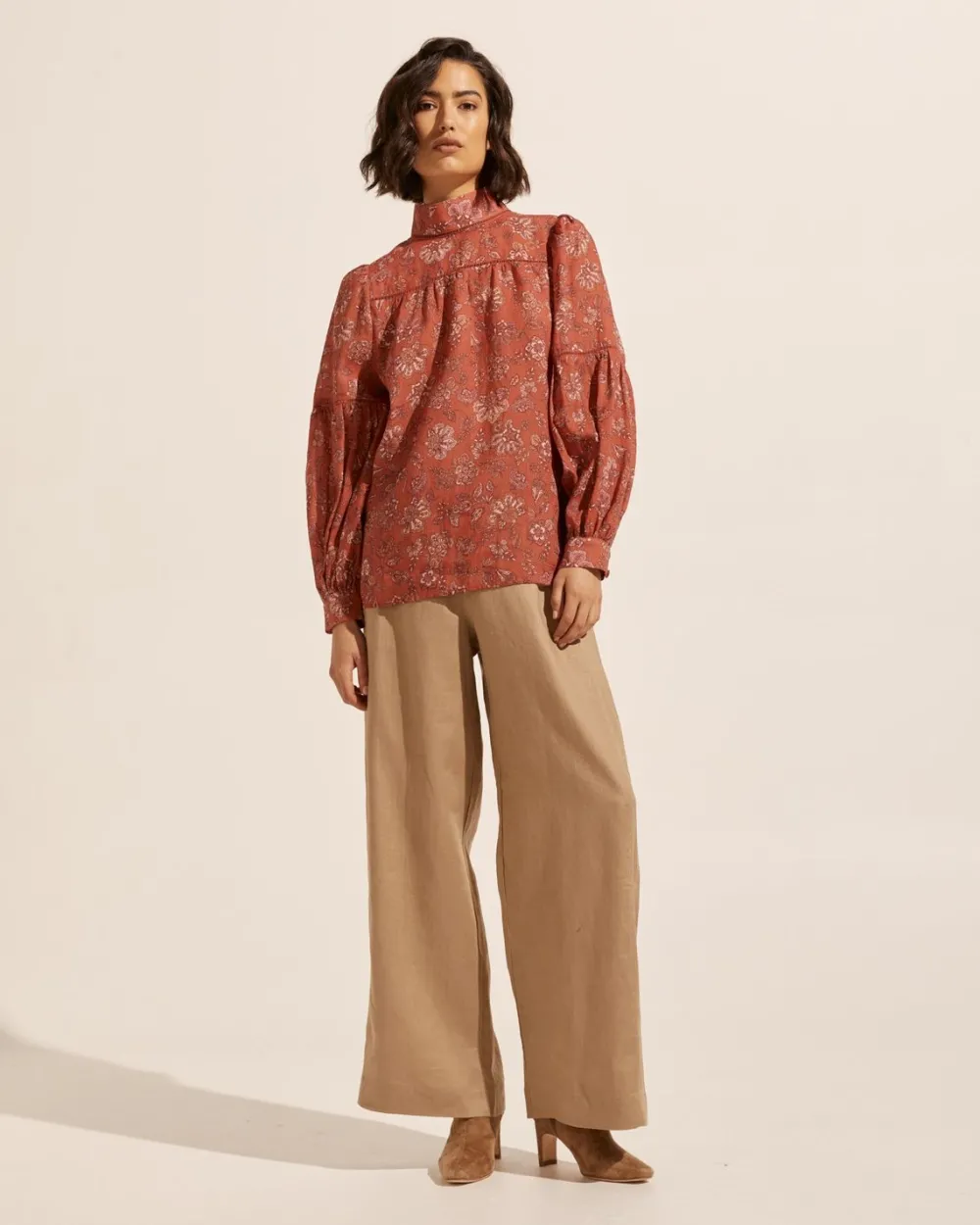 zoe kratzmann Pace Top-Rust Paisley|Women Tops