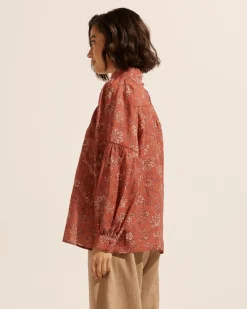 zoe kratzmann Pace Top-Rust Paisley|Women Tops