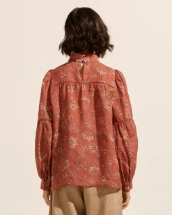 zoe kratzmann Pace Top-Rust Paisley|Women Tops
