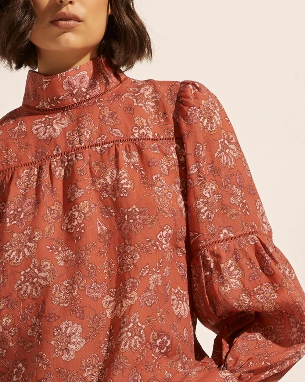 zoe kratzmann Pace Top-Rust Paisley|Women Tops