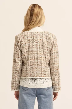 zoe kratzmann Patron Jacket-Caramel Boucle|Women Jackets