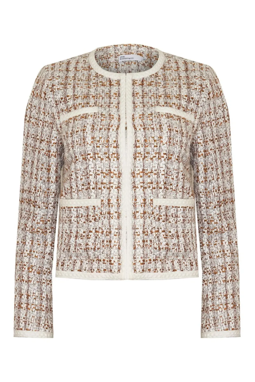 zoe kratzmann Patron Jacket-Caramel Boucle|Women Jackets